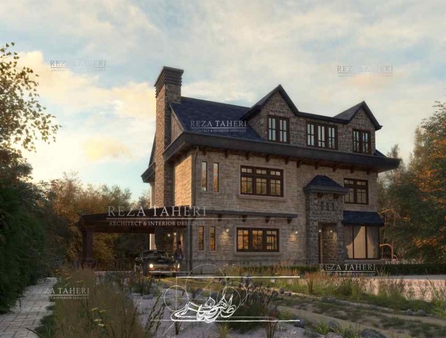 نمای روستیک؛ قدرت، زیبایی و سادگی در طراحی مدرن ساختمان